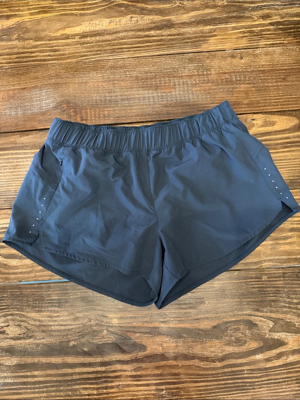 Old Navy Navy Athletic Running Shorts with Reflective Dots